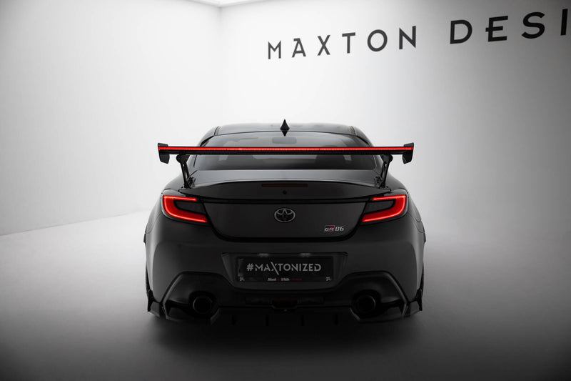 Maxton Design Carbon Spoiler With External Brackets Uprights + LED Toyota GR86 / Subaru BRZ Mk2