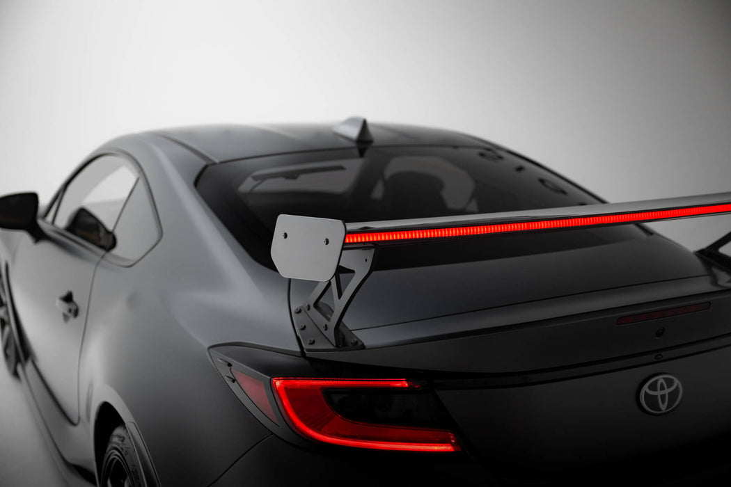 Maxton Design Carbon Spoiler With External Brackets Uprights + LED Toyota GR86 / Subaru BRZ Mk2