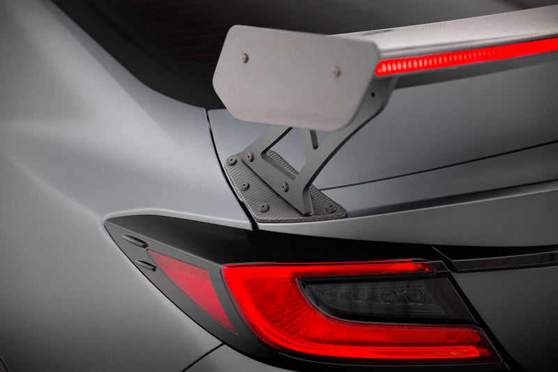 Maxton Design Carbon Spoiler With External Brackets Uprights + LED Toyota GR86 / Subaru BRZ Mk2