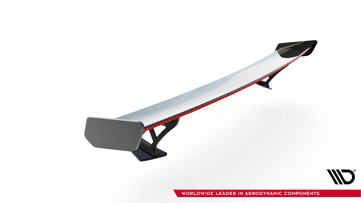 Maxton Design Carbon Spoiler With External Brackets Uprights + LED Toyota GR86 / Subaru BRZ Mk2