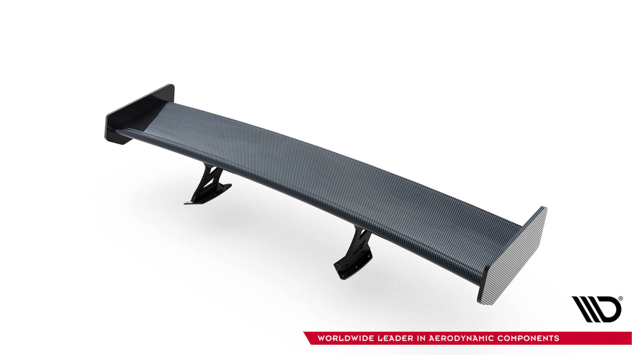 Maxton Design Carbon Spoiler With External Brackets Uprights + LED Toyota Supra Mk5