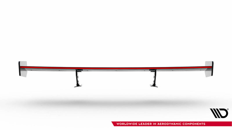 Maxton Design Carbon Spoiler With External Brackets Uprights + LED Toyota Supra Mk5