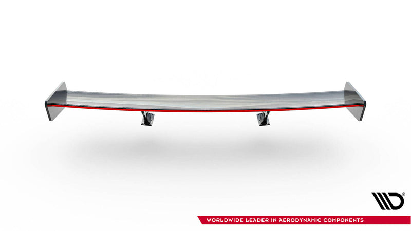 Maxton Design Carbon Spoiler With External Brackets Uprights + LED Toyota Supra Mk5