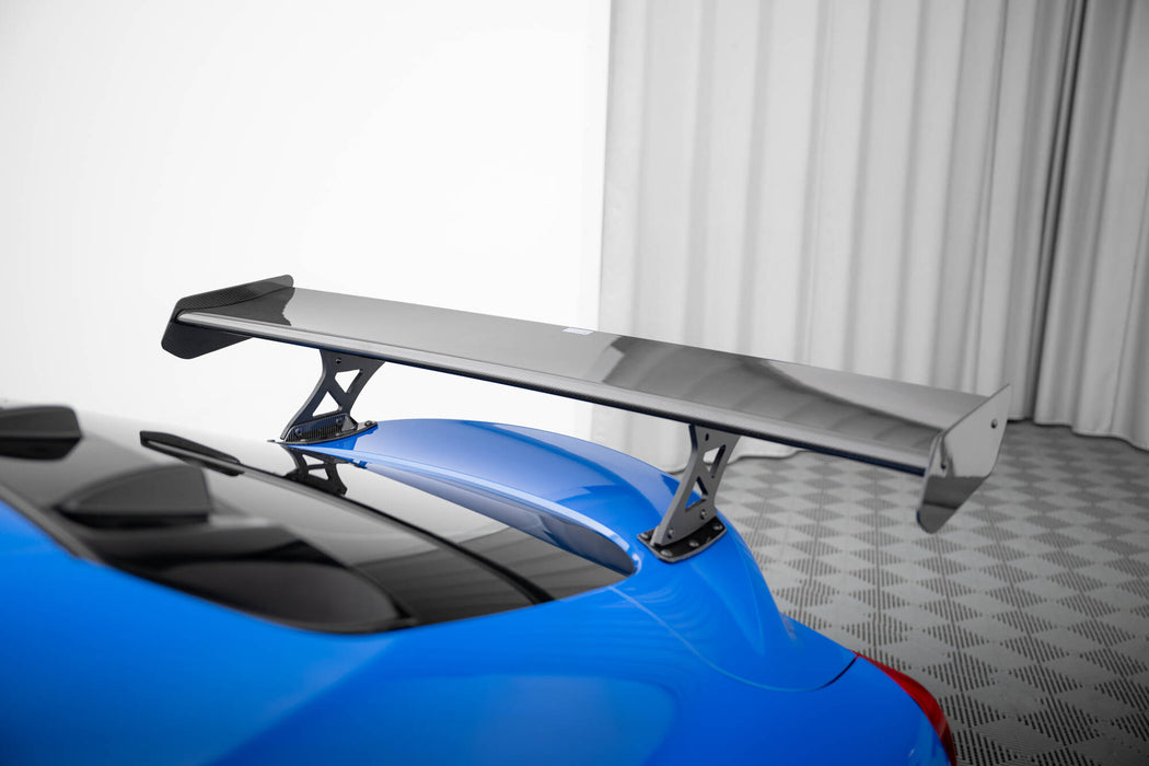 Maxton Design Carbon Spoiler With External Brackets Uprights + LED Toyota Supra Mk5