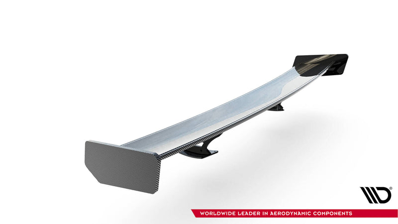 Maxton Design Carbon Spoiler With External Brackets Uprights  Toyota Supra Mk5