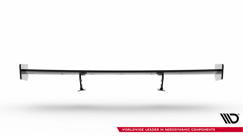 Maxton Design Carbon Spoiler With External Brackets Uprights  Toyota Supra Mk5