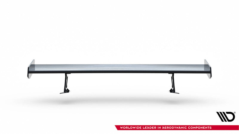 Maxton Design Carbon Spoiler With External Brackets Uprights V.1 + LED Audi A5 / A5 S-Line / S5 / RS5 Coupe F5 / F5 Facelift