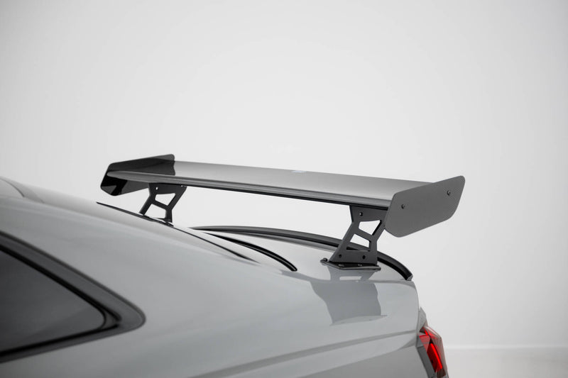 Maxton Design Carbon Spoiler With External Brackets Uprights V.2 Audi A5 / A5 S-Line / S5 / RS5 Coupe F5 / F5 Facelift