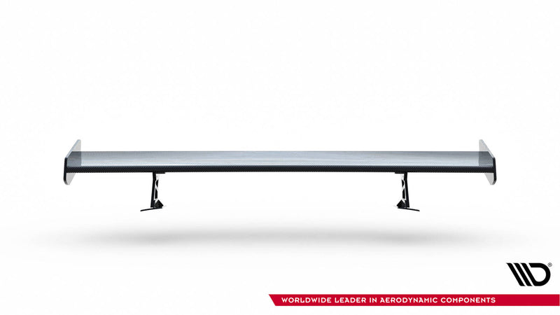 Maxton Design Carbon Spoiler With External Brackets Uprights V.2 + LED Audi A5 / A5 S-Line / S5 / RS5 Coupe F5 / F5 Facelift