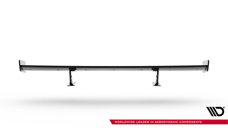 Maxton Design Carbon Spoiler With Internal Brackets Uprights Audi A3 / A3 S-Line / S3 / RS3 Sedan 8V / 8V Facelift