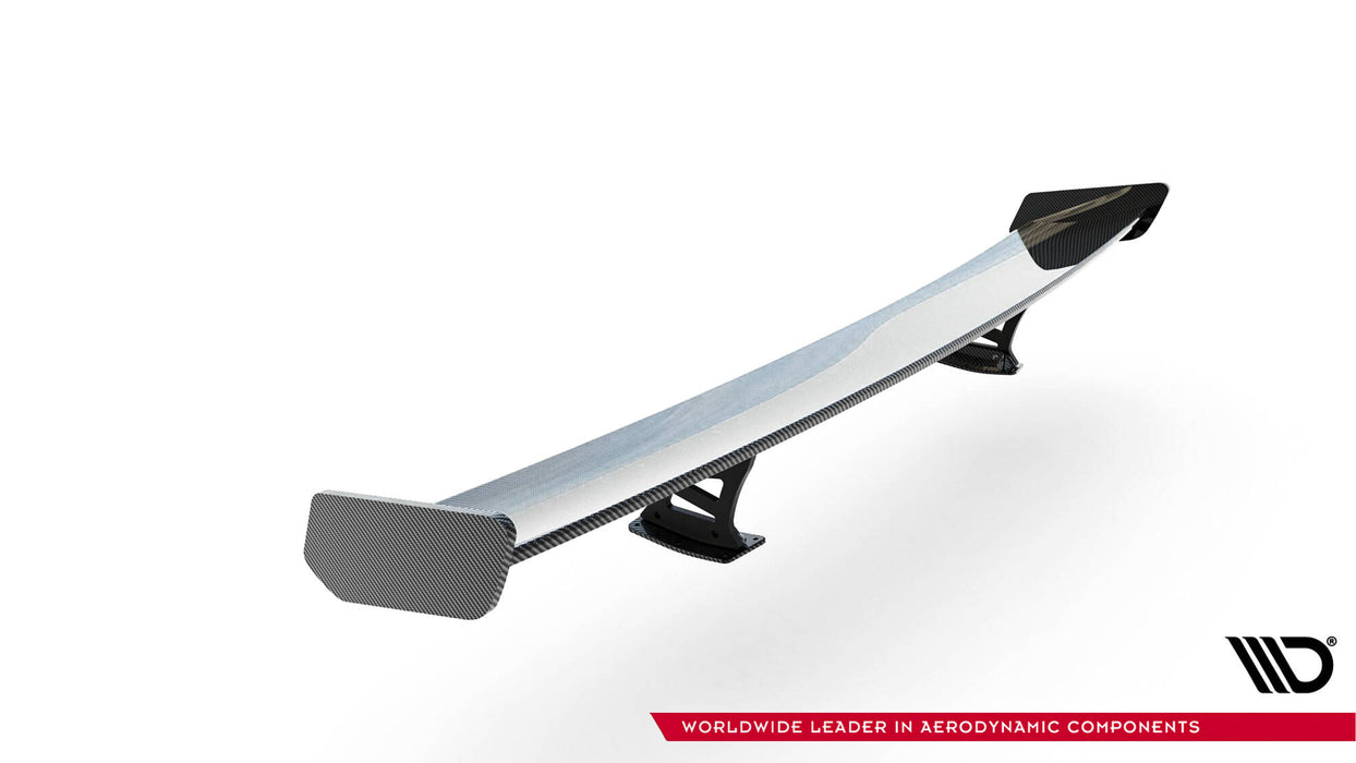 Maxton Design Carbon Spoiler With Internal Brackets Uprights Audi A3 / A3 S-Line / S3 / RS3 Sedan 8V / 8V Facelift