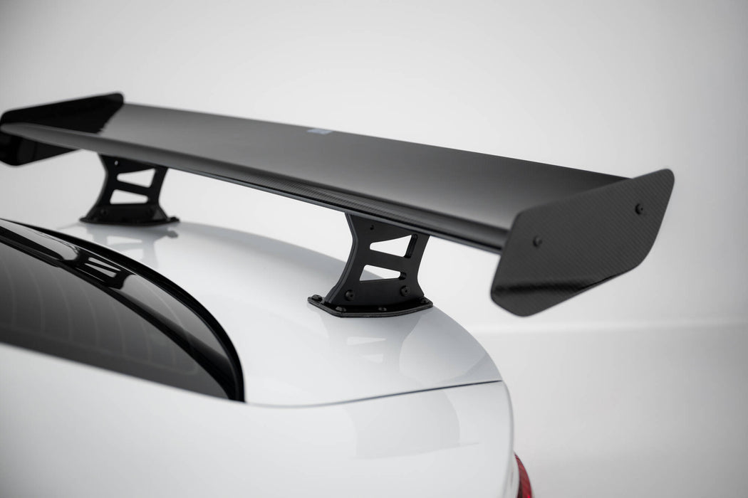 Maxton Design Carbon Spoiler With Internal Brackets Uprights Audi A3 / A3 S-Line / S3 / RS3 Sedan 8V / 8V Facelift
