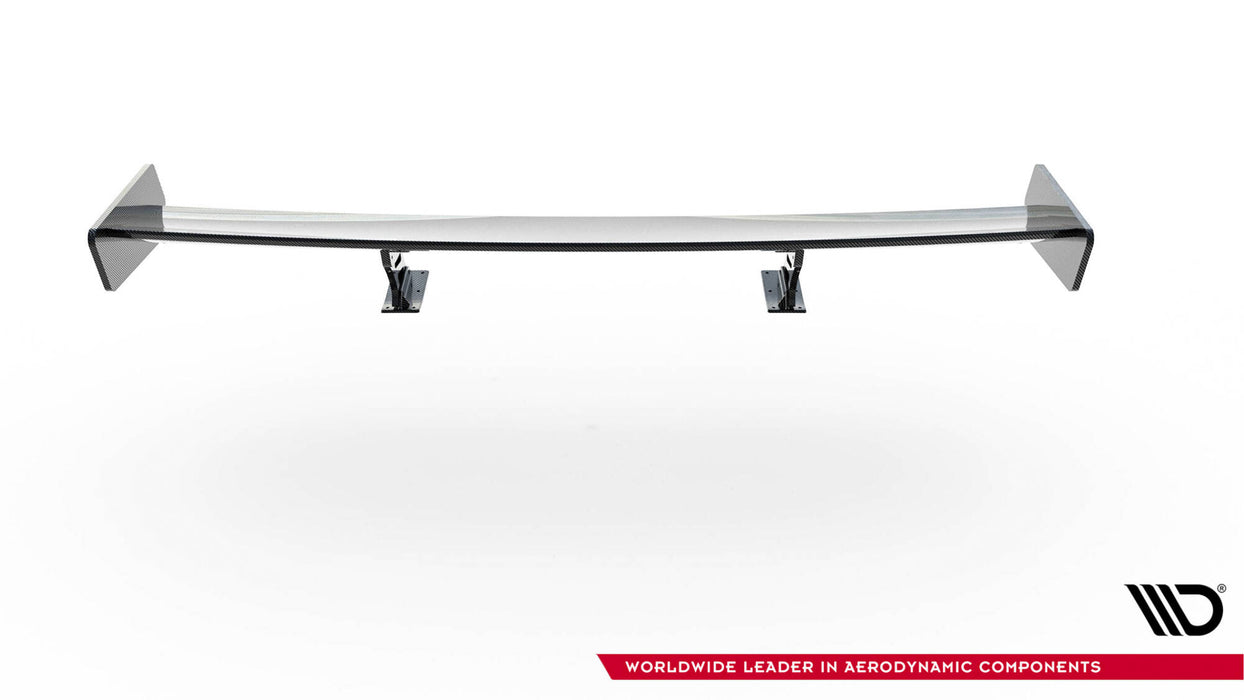 Maxton Design Carbon Spoiler With Internal Brackets Uprights  Audi A5 Coupe 8T
