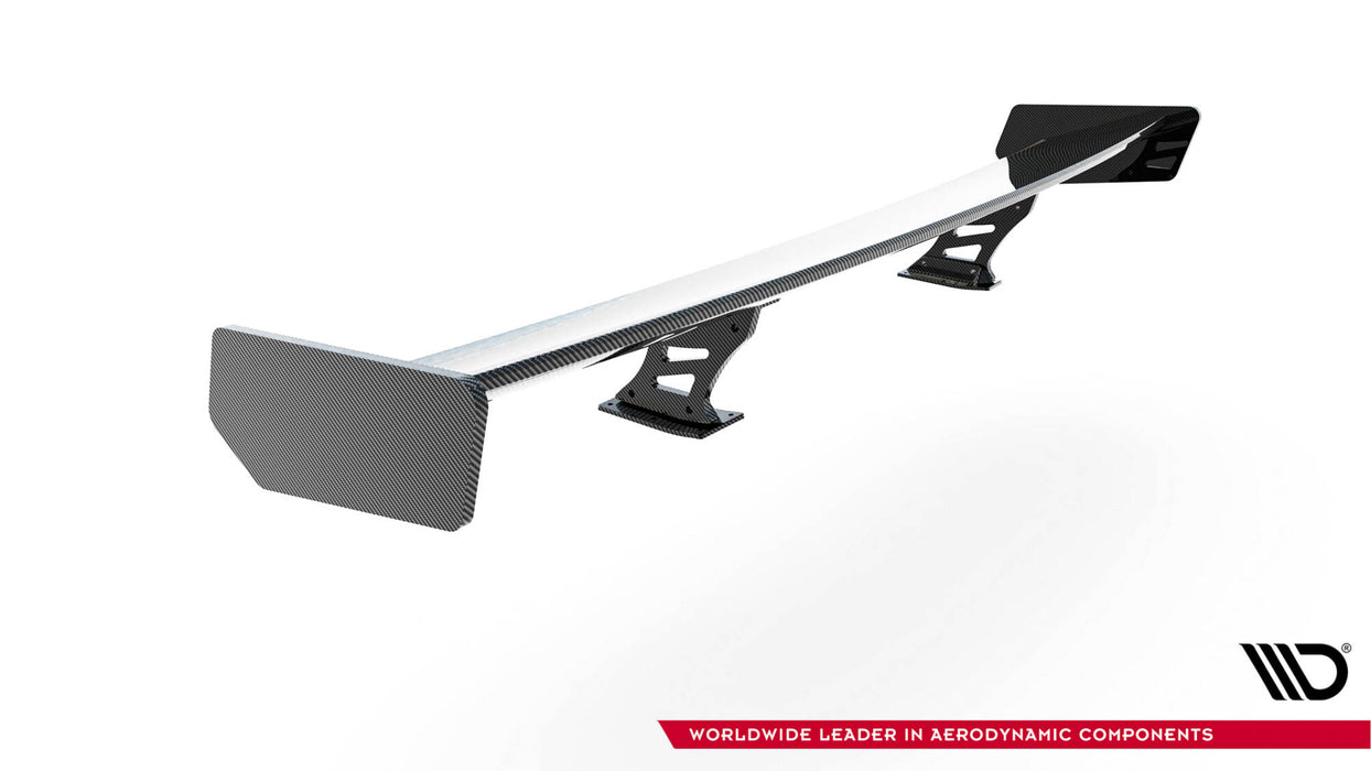 Maxton Design Carbon Spoiler With Internal Brackets Uprights  Audi A5 Coupe 8T