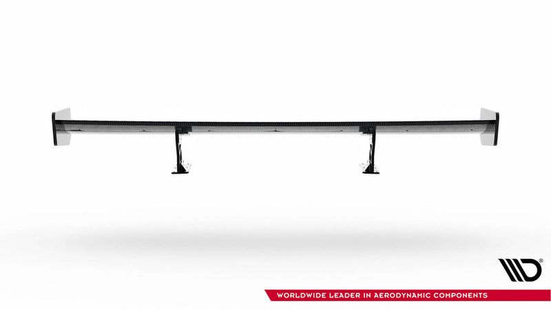 Maxton Design Carbon Spoiler With Internal Brackets Uprights  BMW 3 Coupe E46