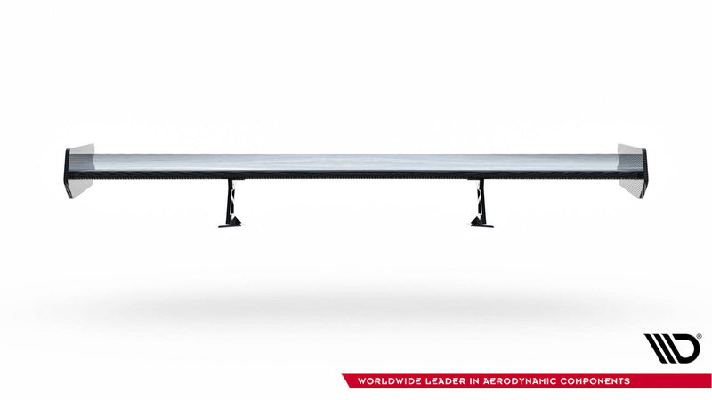 Maxton Design Carbon Spoiler With Internal Brackets Uprights  BMW 3 Coupe E46