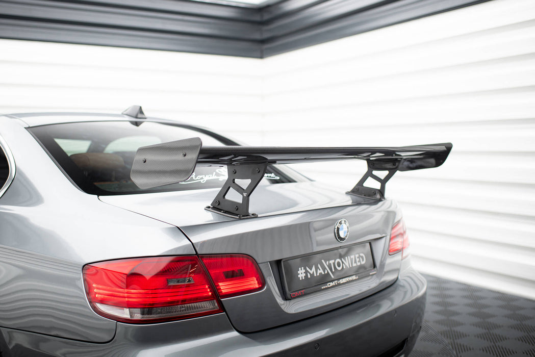 Maxton Design Carbon Spoiler With Internal Brackets Uprights  BMW 3 / M3 Coupe E92