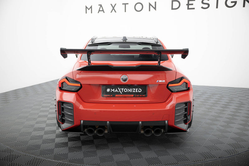 Maxton Design Carbon Spoiler With Internal Brackets Uprights BMW M2 G87