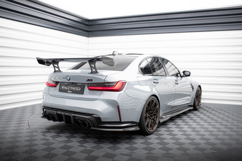 Maxton Design Carbon Spoiler With Internal Brackets Uprights  BMW M3 G80 / M340i G20 / 3 M-Pack G20 / 3 Standard G20