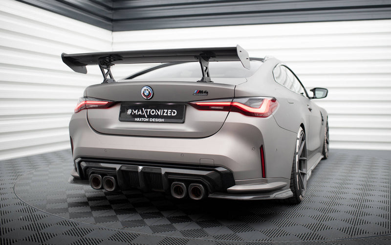 Maxton Design Carbon Spoiler With Internal Brackets Uprights  BMW M4 G82 / G82 Facelift / M440i / 4 M-Pack G22 / G22 Facelift