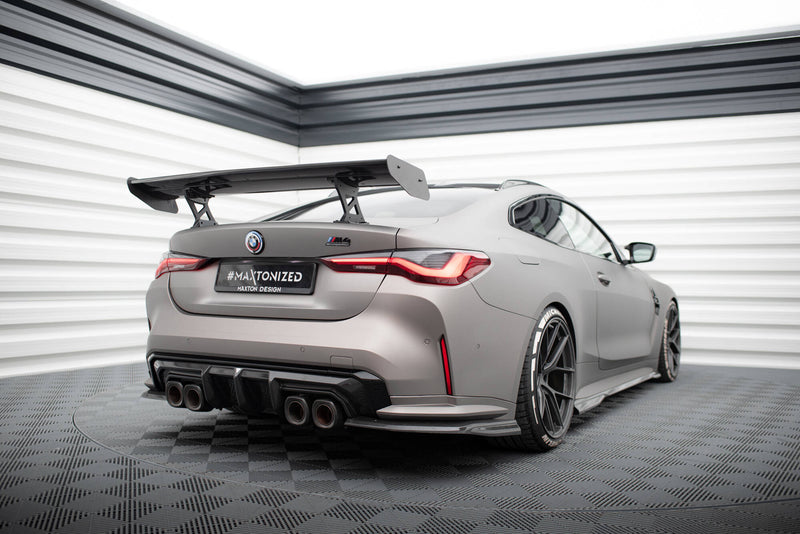 Maxton Design Carbon Spoiler With Internal Brackets Uprights  BMW M4 G82 / G82 Facelift / M440i / 4 M-Pack G22 / G22 Facelift