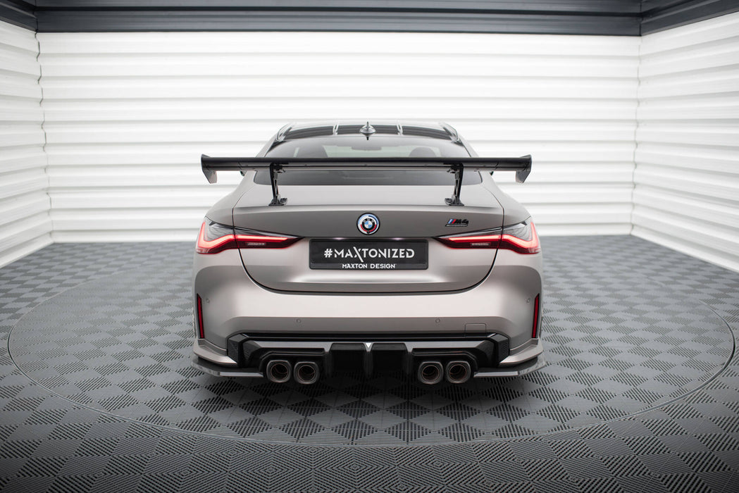 Maxton Design Carbon Spoiler With Internal Brackets Uprights  BMW M4 G82 / G82 Facelift / M440i / 4 M-Pack G22 / G22 Facelift