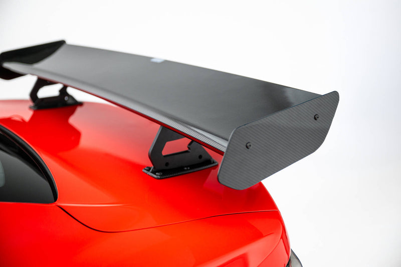 Maxton Design Carbon Spoiler With Internal Brackets Uprights Chevrolet Camaro SS Mk6 Facelift