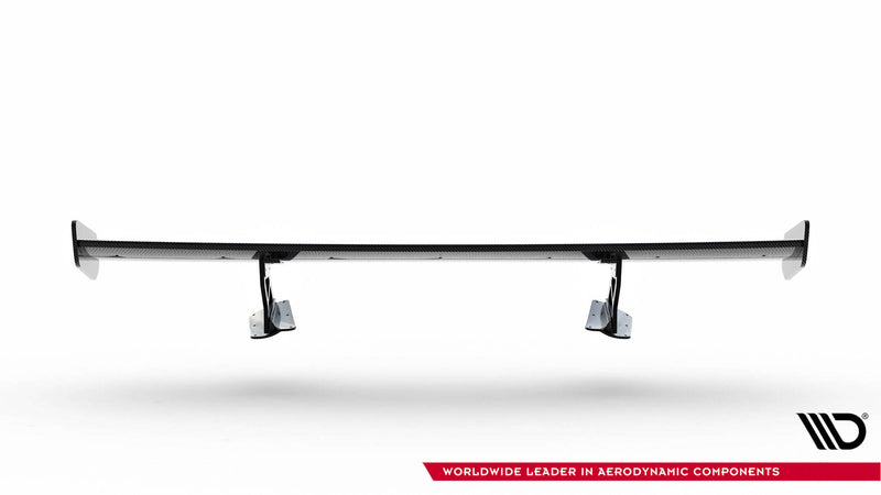 Maxton Design Carbon Spoiler With Internal Brackets Uprights  Chevrolet Corvette Stingray / Grand Sport C7