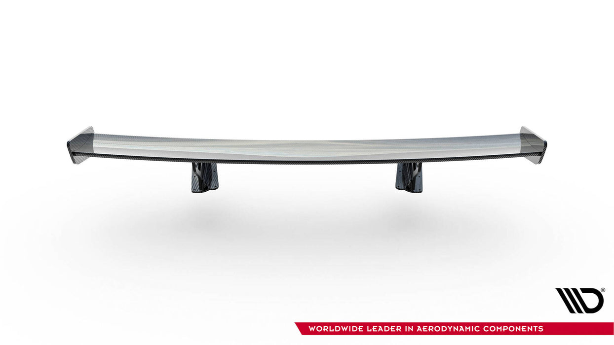 Maxton Design Carbon Spoiler With Internal Brackets Uprights  Chevrolet Corvette Stingray / Grand Sport C7