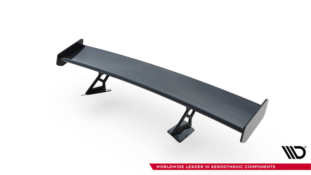 Maxton Design Carbon Spoiler With Internal Brackets Uprights  Chevrolet Corvette Stingray / Grand Sport C7