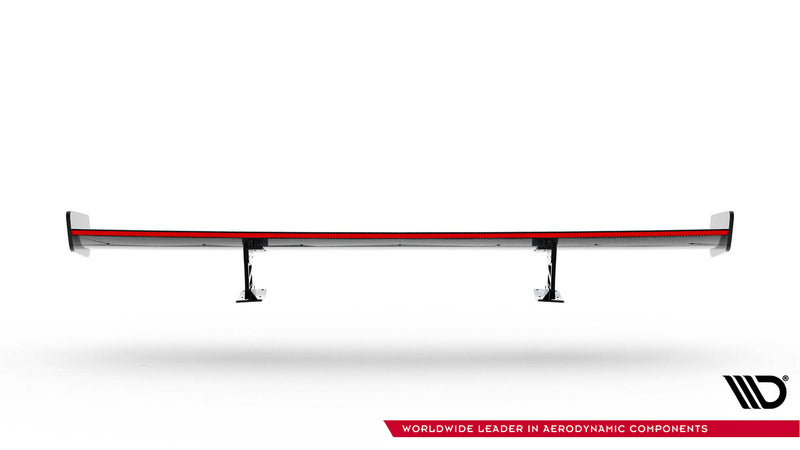 Maxton Design Carbon Spoiler With Internal Brackets Uprights + LED Audi A3 / A3 S-Line / S3 / RS3 Sedan 8V / 8V Facelift