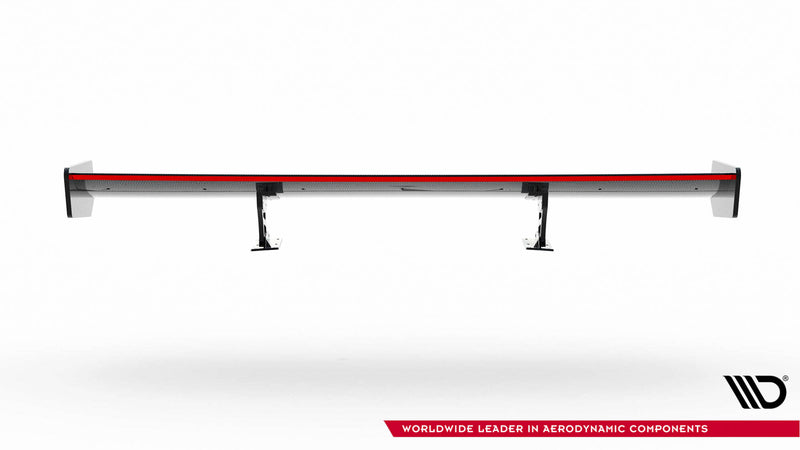 Maxton Design Carbon Spoiler With Internal Brackets Uprights + LED Audi A5 Coupe 8T