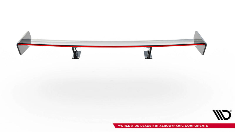 Maxton Design Carbon Spoiler With Internal Brackets Uprights + LED Audi A5 Coupe 8T