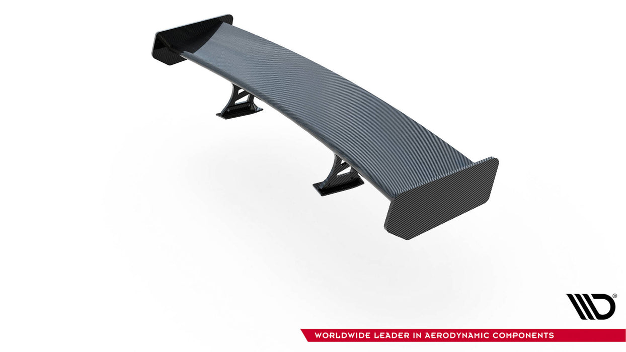 Maxton Design Carbon Spoiler With Internal Brackets Uprights + LED Audi A5 Coupe 8T