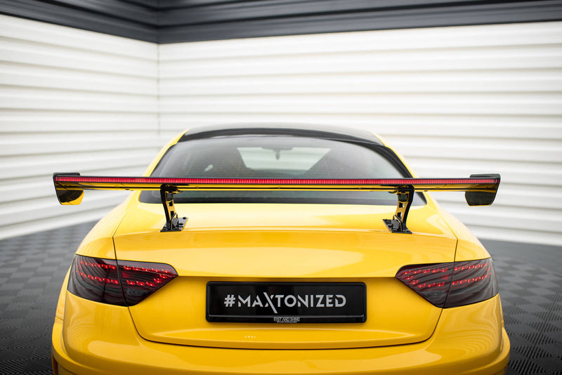 Maxton Design Carbon Spoiler With Internal Brackets Uprights + LED Audi A5 Coupe 8T