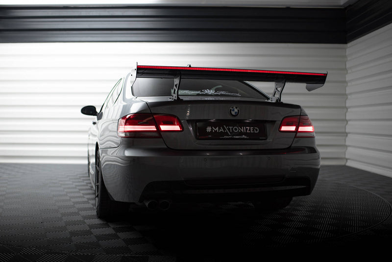 Maxton Design Carbon Spoiler With Internal Brackets Uprights + LED BMW 3 / M3 Coupe E92