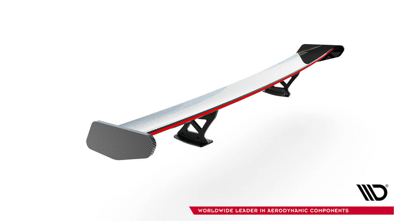 Maxton Design Carbon Spoiler With Internal Brackets Uprights + LED BMW 4 F32 / 4 F32 M-Pack Coupe