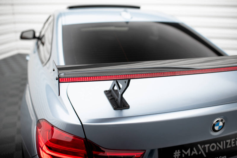 Maxton Design Carbon Spoiler With Internal Brackets Uprights + LED BMW 4 F32 / 4 F32 M-Pack Coupe