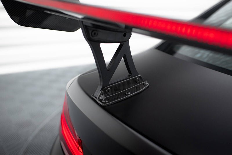 Maxton Design Carbon Spoiler With Internal Brackets Uprights + LED BMW M2 F87 / 2 / 2 M-Pack F22