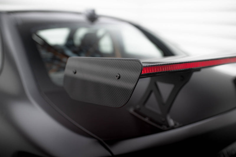 Maxton Design Carbon Spoiler With Internal Brackets Uprights + LED BMW M2 F87 / 2 / 2 M-Pack F22
