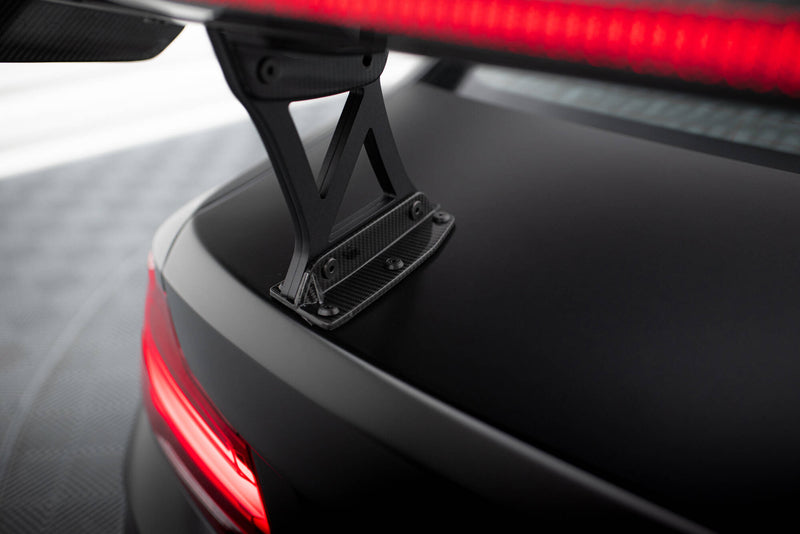 Maxton Design Carbon Spoiler With Internal Brackets Uprights + LED BMW M2 F87 / 2 / 2 M-Pack F22