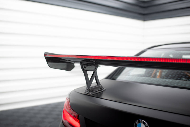 Maxton Design Carbon Spoiler With Internal Brackets Uprights + LED BMW M2 F87 / 2 / 2 M-Pack F22
