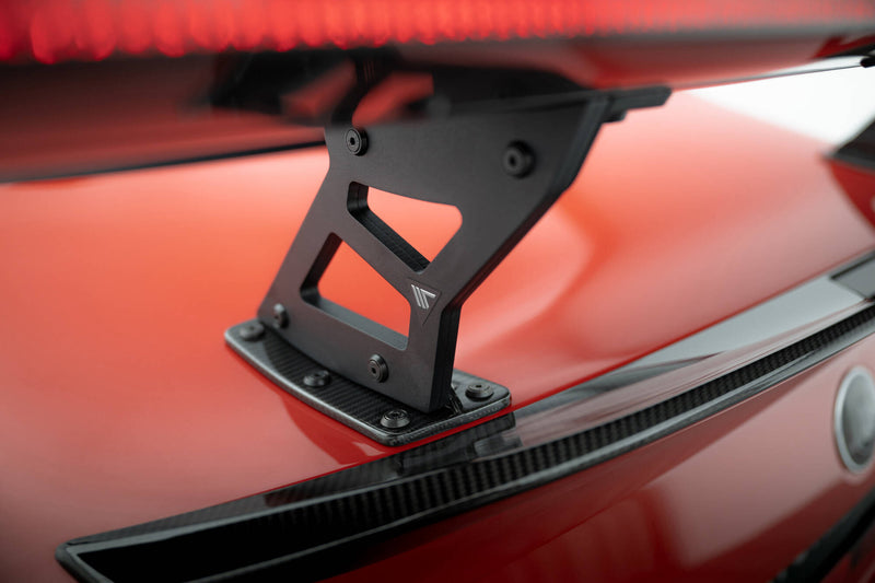 Maxton Design Carbon Spoiler With Internal Brackets Uprights + LED BMW M2 G87