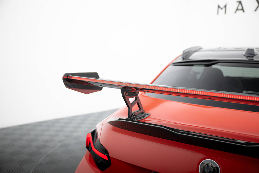 Maxton Design Carbon Spoiler With Internal Brackets Uprights + LED BMW M2 G87