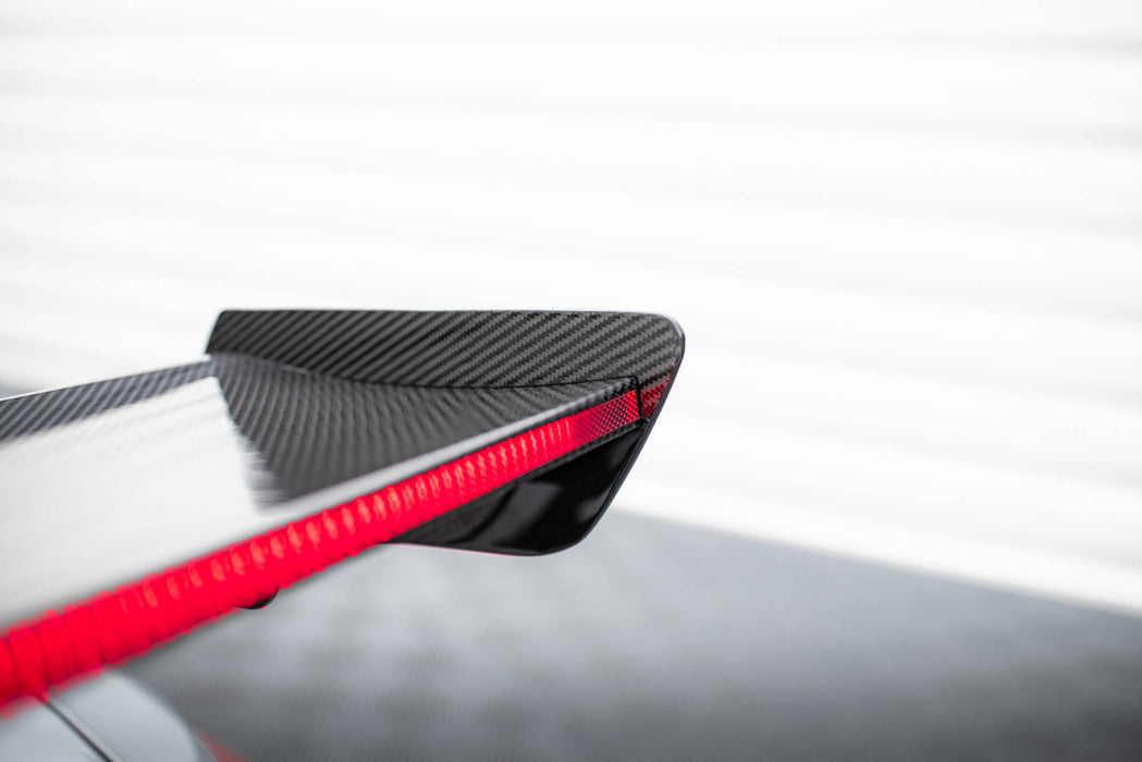 Maxton Design Carbon Spoiler With Internal Brackets Uprights + LED BMW M3 G80 / M340i G20 / 3 M-Pack G20 / 3 Standard G20