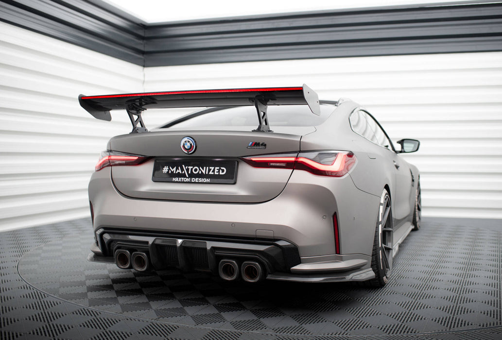 Maxton Design Carbon Spoiler With Internal Brackets Uprights + LED BMW M4 G82 / G82 Facelift / M440i / 4 M-Pack G22 / G22 Facelift