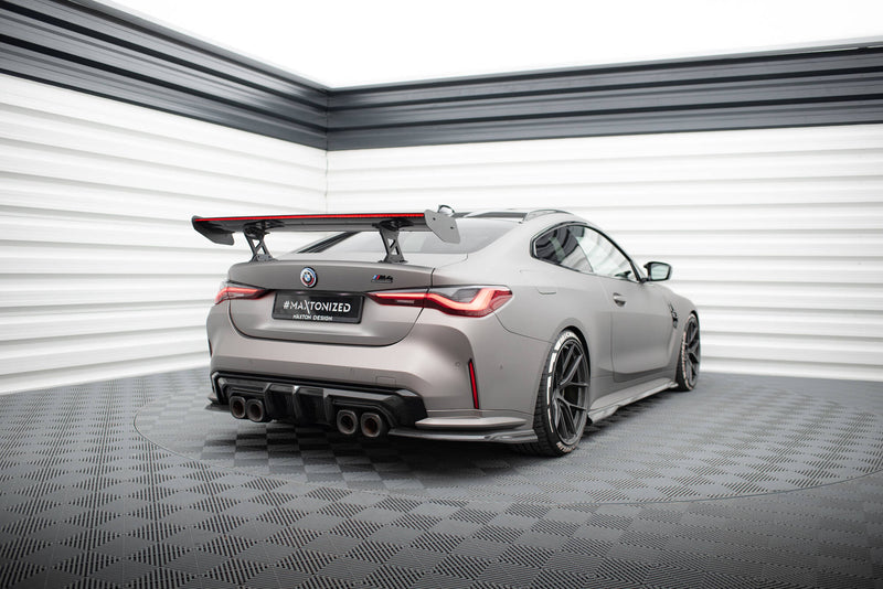 Maxton Design Carbon Spoiler With Internal Brackets Uprights + LED BMW M4 G82 / G82 Facelift / M440i / 4 M-Pack G22 / G22 Facelift