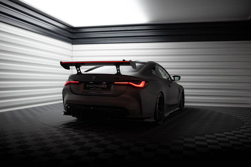 Maxton Design Carbon Spoiler With Internal Brackets Uprights + LED BMW M4 G82 / G82 Facelift / M440i / 4 M-Pack G22 / G22 Facelift