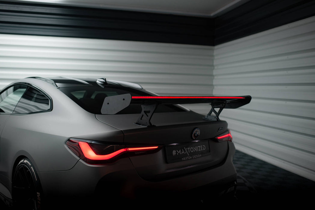 Maxton Design Carbon Spoiler With Internal Brackets Uprights + LED BMW M4 G82 / G82 Facelift / M440i / 4 M-Pack G22 / G22 Facelift