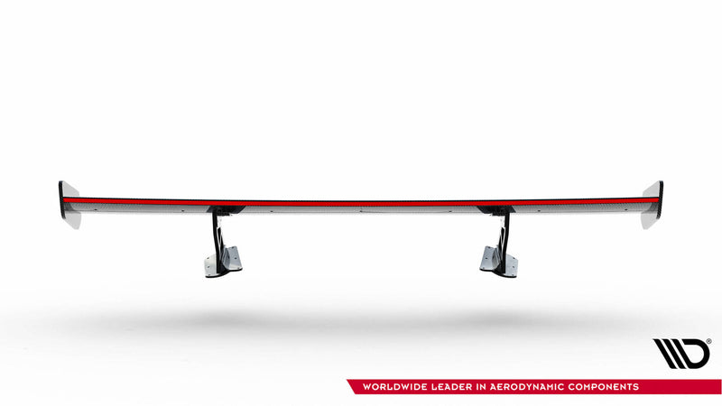 Maxton Design Carbon Spoiler With Internal Brackets Uprights + LED Chevrolet Corvette Stingray / Grand Sport C7